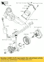 210070139, Kawasaki, rotor, i = 9,5 kawasaki kx  f kx450f kx450 450 , Novo