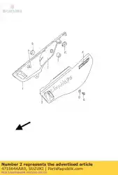 hitteschild, fra van Suzuki, met onderdeel nummer 4716644AA0, bestel je hier online: