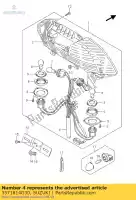 3571814G30, Suzuki, gniazdo i przewód suzuki an burgman  s an250 an400s 400 250 , Nowy