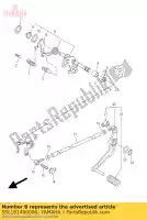 5SL181400000, Yamaha, leva del tappo completa yamaha yzf r 600 2003 2004 2005, Nuovo