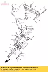 Ici, vous pouvez commander le plaque, adaptateur auprès de Yamaha , avec le numéro de pièce 4KM134610000: