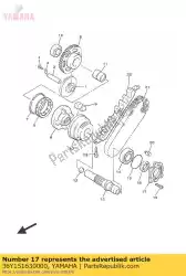 Qui puoi ordinare alloggiamento, cuscinetto 1 da Yamaha , con numero parte 36Y151630000: