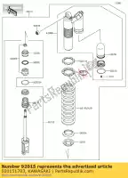 920151703, Kawasaki, écrou, ressort de réglage kx125-f1 kawasaki  d kdx klx kx 125 200 250 300 450 500 650 1988 1989 1990 1991 1992 1993 1994 1995 1996 1997 1998 1999 2000 2001 2002 2003 2004 2005 2006 2007 2008 2009 2010 2011 2012 2013 2014 2015 2016 2017 2018 2019 2020 2021, Nouveau