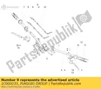 1C000233, Piaggio Group, gasklep transmissie piaggio liberty 125 150 2014, Nieuw