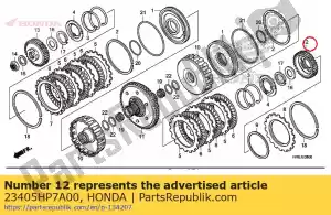 honda 23405HP7A00 guide, second clutch gear - Bottom side