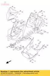 Aqui você pode pedir o escudo de perna 1 em Yamaha , com o número da peça 4C6XF83100WL: