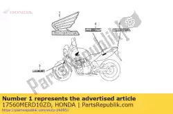 Aqui você pode pedir o marca, r. Asa (###) * tipo em Honda , com o número da peça 17560MERD10ZD: