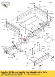 Here you can order the bolt-flanged,8x50 from Kawasaki, with part number 130BA0850: