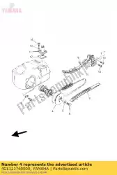 Ici, vous pouvez commander le pignon, chaîne à cames auprès de Yamaha , avec le numéro de pièce 4GL121760000: