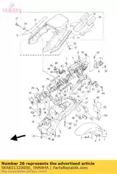 Here you can order the bracket, reflector 1 from Yamaha, with part number 5EA851320000: