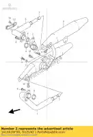 1416026F00, Suzuki, pijp, exh, rr # 1 suzuki vl intruder lc u  vl125 vl250 250 125 , Nieuw