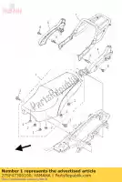 27SF47300100, Yamaha, doppio sedile yamaha yb 125 2008, Nuovo