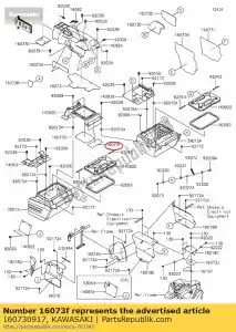 kawasaki 160730917 01 aislante, rr, 115x255 - Lado inferior