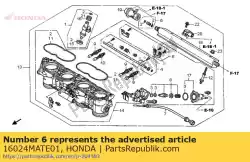 Qui puoi ordinare insieme comune da Honda , con numero parte 16024MATE01: