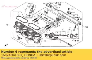 honda 16024MATE01 conjunto de junta - Lado inferior