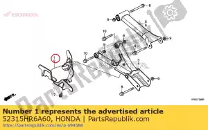 honda 52315HR6A60 bewaker, r. rr. laars - Onderkant