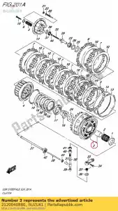 Suzuki 2120040880 gear assy, ??prima - Dół