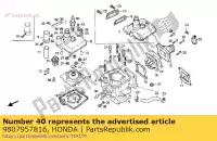 9807957816, Honda, Spark plug honda (j) type 2 japan hc06-100 (n) 1993 (p) spain fwd (d) mtx r (v) portugal rf (d) rw (d) england s (p) netherlands / bel 50 75 80 125 200 1983 1985 1988 1992 1993 1997, New