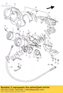 suzuki 3413217C00 joint - La partie au fond