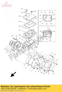 yamaha 3VD154630000 guarnizione, coperchio carburatore 2 - Il fondo