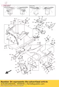 yamaha 2CR283280000 emblema - Il fondo