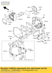Ici, vous pouvez commander le couvrir, botter auprès de Kawasaki , avec le numéro de pièce 140920241: