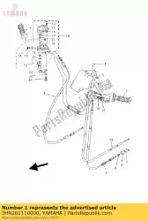 Qui puoi ordinare manubrio da Yamaha , con numero parte 3HN261110000: