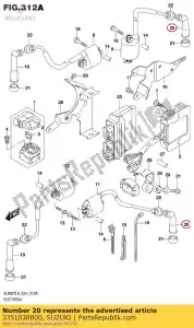 suzuki 3351038B00 tampa assy, ??faísca - Lado inferior