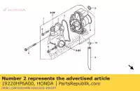 19220HP6A00, Honda, geen beschrijving beschikbaar op dit moment honda trx 700 2008 2009 2011, Nieuw