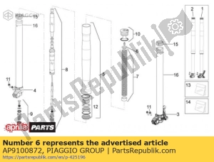 aprilia AP9100872 ring spring d.40 - Bottom side