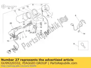 Piaggio Group GU99220332 wkr?t - Dół