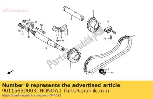 honda 90115659003 dado, autobloccante, 8mm (clinch) - Il fondo