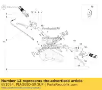 651034, Piaggio Group, impugnatura sinistra con leva freno posteriore piaggio vespa fly liberty lt lx primavera rp8c52100 rp8c52300 rp8m25310, rp8m25300, rp8m25411 rp8m79100 rp8m82821, rp8m82100, rp8m82310, rp8m82122,  s sprint vespa s zapc526b zapm798g zip 50 100 125 150 2009 2011 2012 2014 2015 2016 2017 2018 2019 2020 20, Nuovo