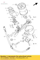 Aquí puede pedir velocímetro, km de Suzuki , con el número de pieza 3411038B60:
