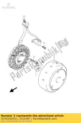 Tutaj możesz zamówić zespó? Wirnika od Suzuki , z numerem części 3210203H11: