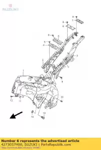 suzuki 4273037H00 comp ponte, mar - Lado inferior