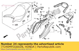 Honda 77240MFGG60ZB definir illust * type2 * - Lado inferior