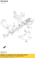 4752148G00, Suzuki, cover,frame bod suzuki  vzr 1800 2006 2007 2008 2009 2010 2011 2012 2014 2015 2016 2017 2018 2019, New