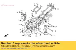 Ici, vous pouvez commander le collier, support de moteur auprès de Honda , avec le numéro de pièce 50350MERD00: