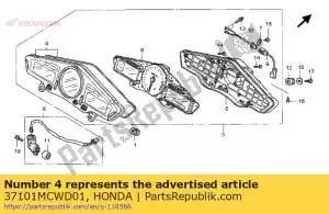 honda 37101MCWD01 case assy., superior - Lado inferior