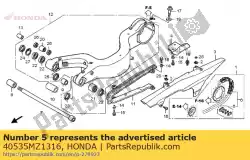 Ici, vous pouvez commander le joint, chaîne d'entraînement (daido auprès de Honda , avec le numéro de pièce 40535MZ1316: