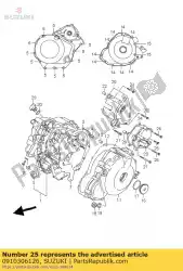 Here you can order the bolt,6x105 from Suzuki, with part number 0910306126: