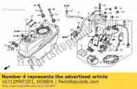 16712MATD01, Honda, hose b, pump xm207090 honda cb cbr st vtx 600 900 1100 1300 1800 1999 2000 2001 2002 2003 2004 2005 2006 2007 2008 2009 2010, New