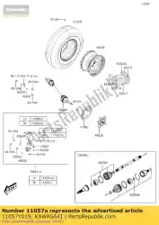 Aquí puede pedir 01 soporte de Kawasaki , con el número de pieza 11057Y019: