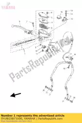 Aquí puede pedir cilindro maestro subconjunto de Yamaha , con el número de pieza 5YUW25871000: