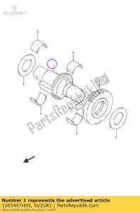 suzuki 1265447H00 balancer, zwengel - Onderkant