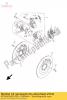 4TWW00451000, Yamaha, remblok kit yamaha tz 125 250 2000 2001, Nieuw