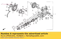 Here you can order the case set,final from Honda, with part number 41311MS9305: