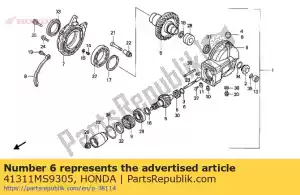 Honda 41311MS9305 case set,final - Bottom side