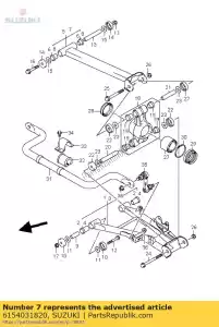 suzuki 6154031820 arm set,rr susp - Bottom side